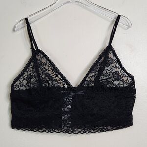 🔥ABSOLUTE FINAL💲⬇️LaSenza Black Lace Bralette, Size Large ~ NWT